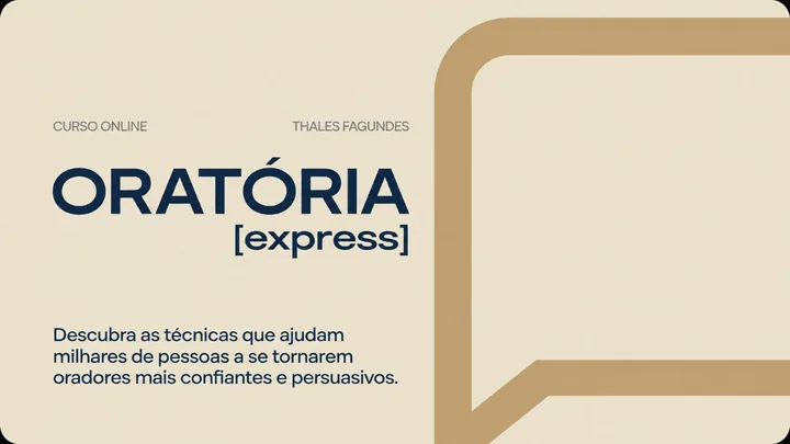 Curso online Oratória Express